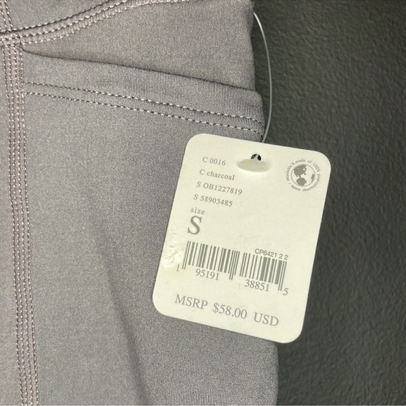 NWT FP Movement by Free People Odessa Bike Shorts in Charcoal -Size Small - Picture 8 of 12